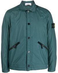 Stone Island - Button-up Shirt Jacket - Lyst