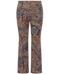 Weekend by Maxmara - Wkdonde Floral-Print Polka-Dot Trousers - Lyst