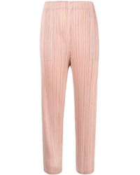 Pleats Please Issey Miyake - Monthly Colours October Pleated Trousers - Lyst