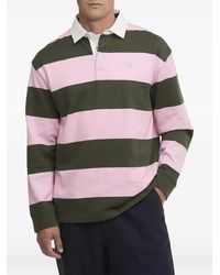 Barbour - Broome Striped Rugby Polo Shirt - Lyst