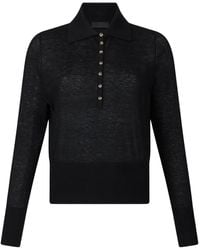 Liu Jo - Pull Côtelé À Col Polo - Lyst