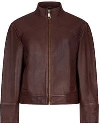 Liu Jo - Laces Leather Jacket - Lyst