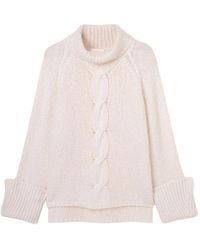 Fedeli - Cable-Knit Roll-Neck Sweater - Lyst