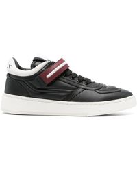 Bally - Leather Touch-Strap Sneakers - Lyst