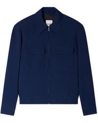 Sandro - Textured Zip-Up Jacket - Lyst