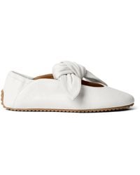 Odissi - Tess Knotted Leather Sneakers - Lyst
