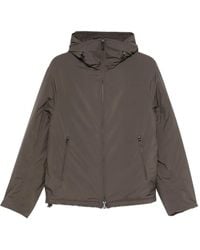 Emporio Armani - Hooded Zip-Front Jacket - Lyst