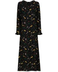 Marni - Abito Lungo Con Stampa A Fiori - Lyst