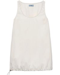 Prada - Robe Courte À Design Sans Manches - Lyst