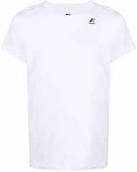 K-Way - Logo Crew-neck T-shirt - Lyst