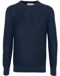 Canali - Crew-neck Ribbed Jumper - Lyst
