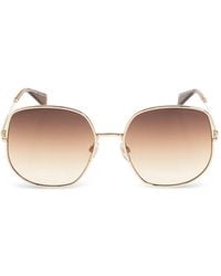 Marc Jacobs - The Pave J Geometric-Frame Sunglasses - Lyst