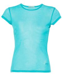 Paloma Wool - Oma Semi-Sheer Short-Sleeve T-Shirt - Lyst