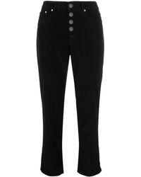 Dondup - Koons Button-Fly Cropped Trousers - Lyst