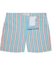 Orlebar Brown - Mid-Length Deckchair Stripe Swim Shorts - Lyst