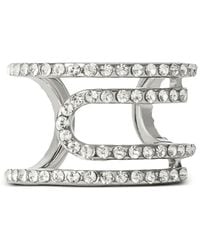 Off-White c/o Virgil Abloh - Paperclip Strass-Embellished Ring - Lyst