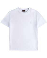 Tod's - Logo-embroidered Short-sleeve T-shirt - Lyst