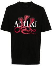 Amiri - Snake Print Tee For – Fw24 Collection - Lyst