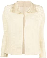Issey Miyake - Wooly Pleats 36 Pleated Cardigan - Lyst