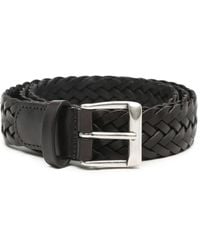 Anderson's - Braided Leather Belt - Lyst