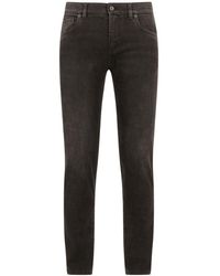 Dolce & Gabbana - Jean skinny à patch logo - Lyst