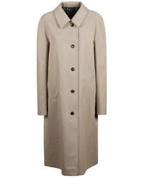 Miu Miu - Button-Fastening Collared Coat - Lyst