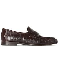 The Row - Soft Leather Loafers - Lyst