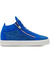 Zapatillas altas con apliques de cristal Zapatillas altas con apliques de cristal