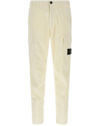 Stone Island - Broek Met Cargo Zakken En Logopatch - Lyst