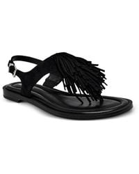 Michael Kors - Indra Fringe-Detail Sandals - Lyst