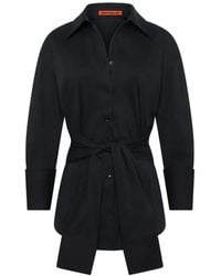 Simon Miller - Inna Poplin Tie-Waist Shirt - Lyst