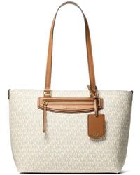 MICHAEL Michael Kors - Medium Jet Set Travel Logo-Print Tote Bag - Lyst