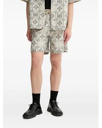Les Deux - Bestickte Harry AOE Tile Shorts - Lyst