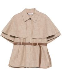 Max Mara - Capa Con Cinturón - Lyst