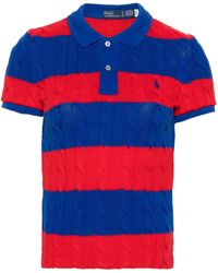 Polo Ralph Lauren - Polo Pony Cable-knit Polo Shirt - Lyst