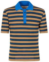 Marni - Gestreept Poloshirt - Lyst