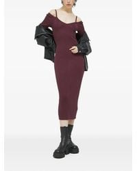 Abercrombie & Fitch - Robe Mi-Longue À Col V - Lyst