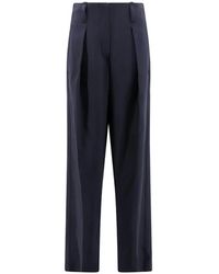 Brunello Cucinelli - Pleated High-Waisted Trousers - Lyst