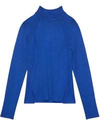 Calvin Klein - Gerippter Rollkragenpullover - Lyst