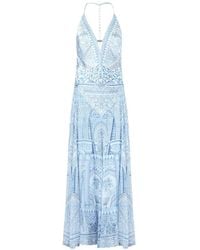 CAMILLA - The Hum Of The Alhambra Hardware Detail Slip Dress - Lyst