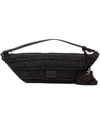 Pedro Del Hierro Madrid - Crochet-Knit Tassel-Detail Shoulder Bag - Lyst