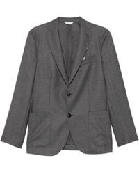 Boglioli - Single-Breasted Wool Blazer - Lyst