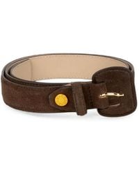 Gianni Chiarini - Suede Buckle Belt - Lyst
