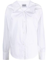 Moschino Jeans - Button Up Cotton Shirt - Lyst