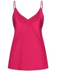 Max Mara - Silk Satin Top - Lyst