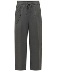 Fear Of God - Cotton Twill Pleat Front Drawstring Pants - Lyst