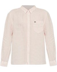 Lacoste - Button-Down Striped Shirt - Lyst