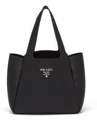 Prada - Bolso Tote De Piel - Lyst