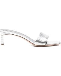 Tom Ford - Metallic-Finish Leather Sandals - Lyst