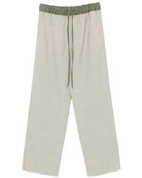 SONIA CARRASCO - Drawstring Elasticated-Waist Trousers - Lyst